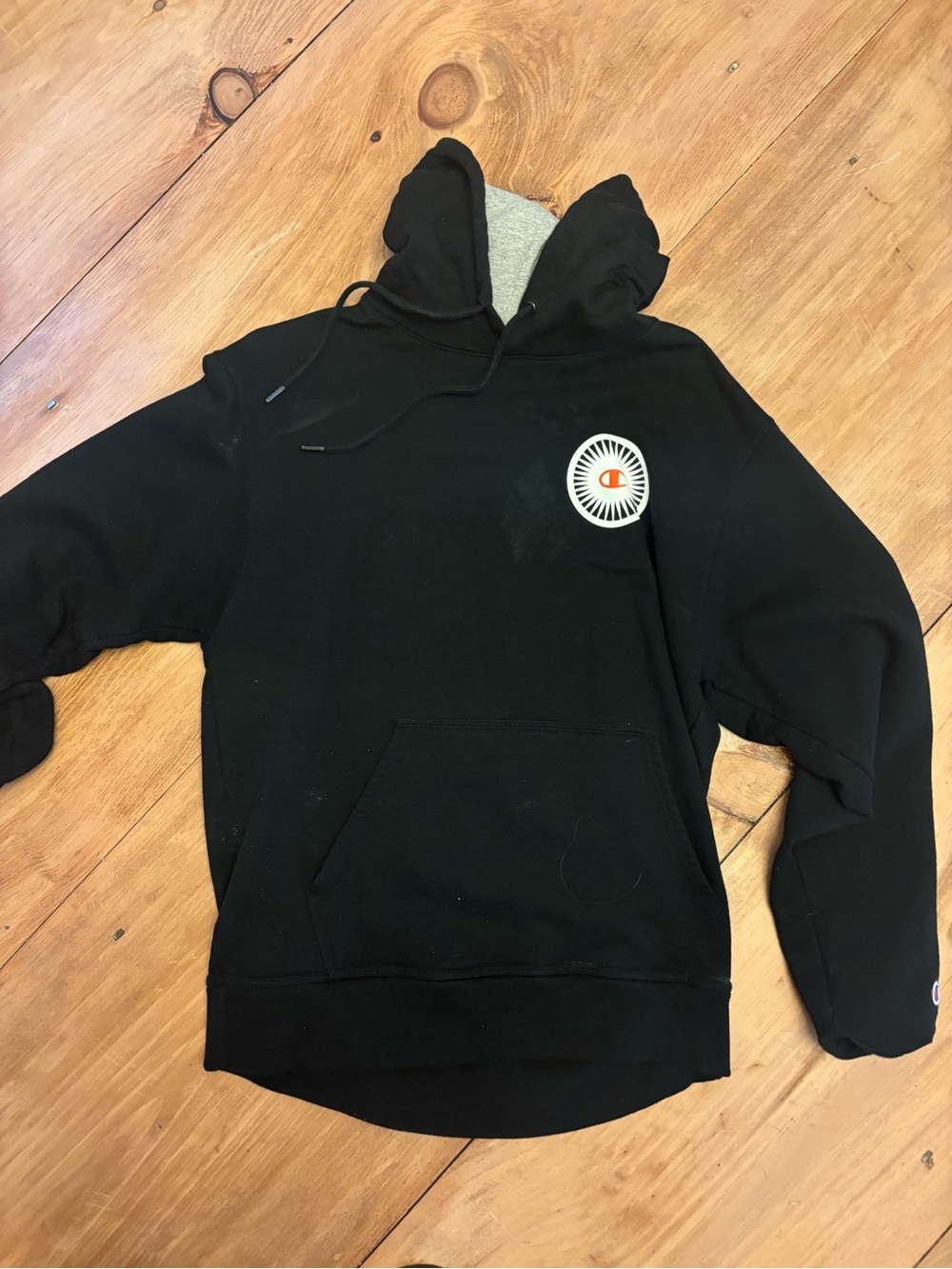 Champion Black Pullover Hoodie